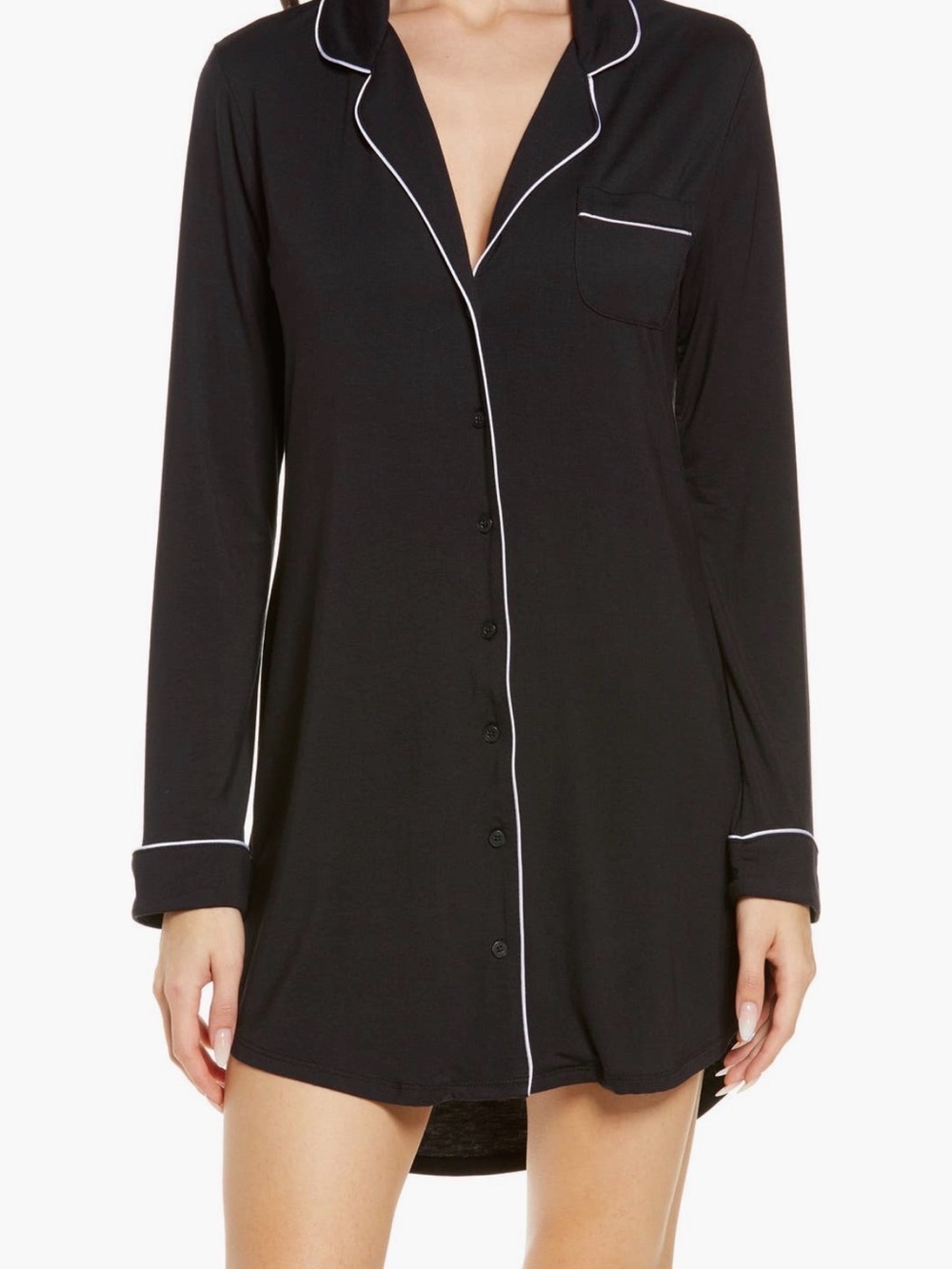 Nordstrom Moonlight Eco Nightshirt Black Small